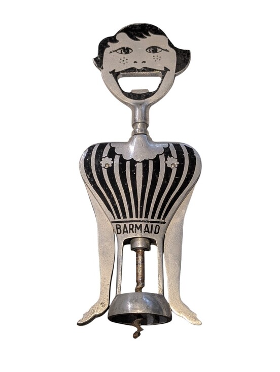 carlo gemelli Other - Vintage 1950s Figural "Barmaid" bottle opener corkscrew by Carlo Gemelli Italy!